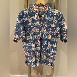 Reyn Spooner Hawaiian Reverse 2006 50th Anniversary vacation shirt medium